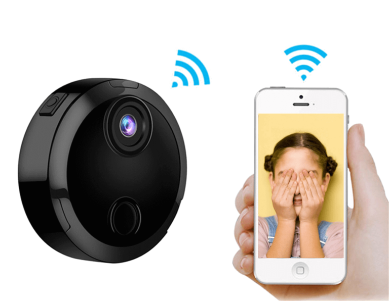 Mini caméra de surveillance avec WIFI et détecteur de mouvement