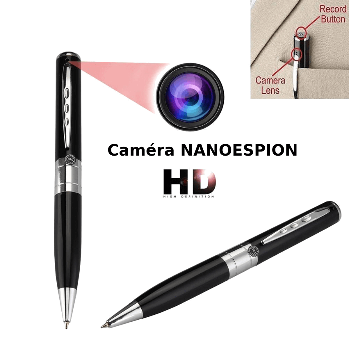camera espion stylo nouvelle generation