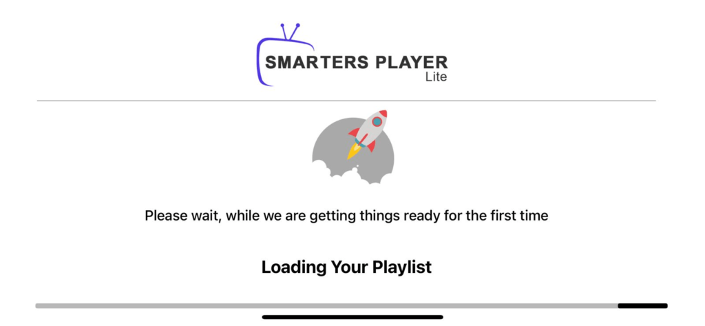 écran bloqué au cours de chargement d'IPTV