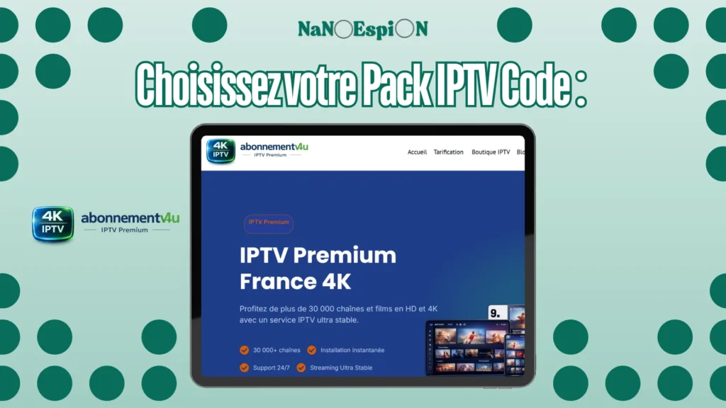 Abonnement V4U est l'un des meilleurs fournisseurs iptv de service compatible avec plusieurs appareils